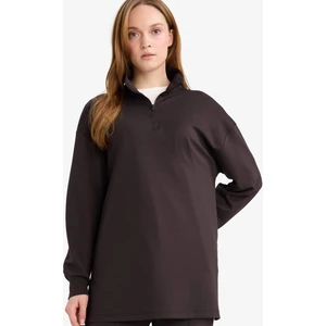 Regular Fit Fermuarlı Yaka Uzun Kollu Tunik F5771AX25AU