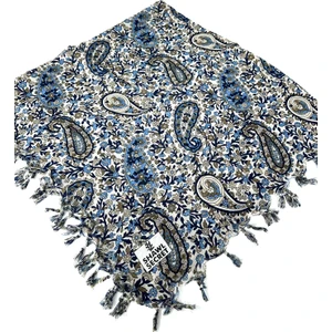 Shawl Secret Sökme Boncuklu Pamuk Yazma - 05868-07