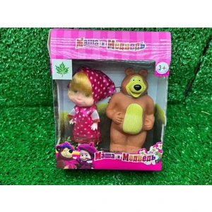 2'li Karakter Figür Koca Ayı ve Maşa 9 cm