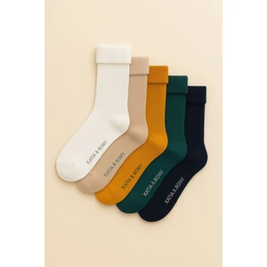 Katia & Bony Kadın 5'li Havlu Soket Çorap Hardal mix