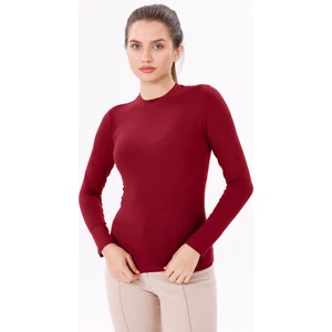 Yade Fashion Kadın Uzun Kol Body - Bisiklet Yaka