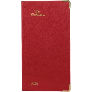 Ece Ajandası Muhtıra 4dl Karaköy 2026 Kırmızı - Haftalık Cep Boy 8,5X16