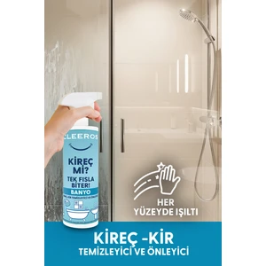 Ultra Güçlü Kireç & Kir Sökücü Banyo Spreyi | Etkili Hızlı Temizlik, Kireç Önleyici Formül - 500ML