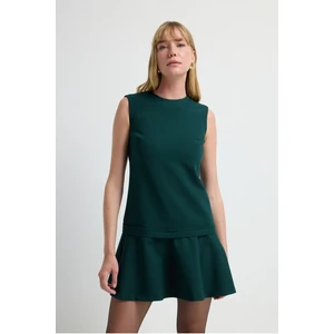 Düz Elbise Yesil 12445738000