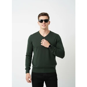 Erkek V Yaka Kaşmir Light Regular Fit Triko Kazak