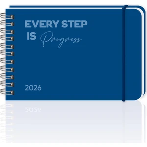 Victoria's Journals Haftalık Spiralli Yatay Cep Ajanda 2026 | 13,5x9,5 cm Soft Touch Kapak