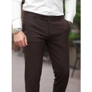 Slim Fit Likralı Kumaş Pantolon