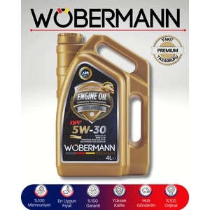 Premium 5W-30 Dpf Sentetik Motor Yağı 4 Litre - Üstün Koruma ve Yakıt Verimliliği
