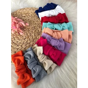 10'lu Kombin El Yapımı Ribana Kız Bebek Bandana