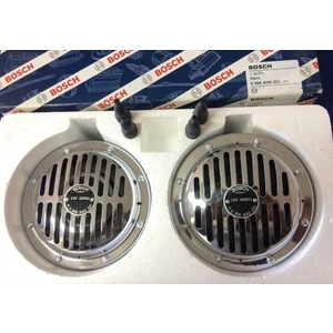 Yüksek Ses Süperton Büyük Kafa Nikelaj Korna 12v 325/400 Hz 110 Db