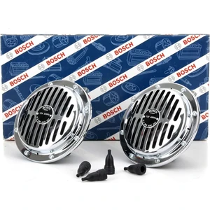 Yüksek Ses Süperton Büyük Kafa Nikelaj Korna 12v 325/400 Hz 110 Db