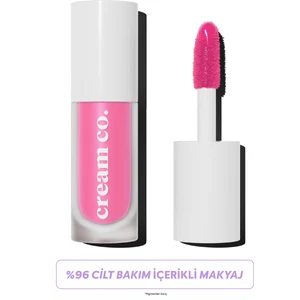 Cream Co. Allık Ruj Göz Farı Glow Tint Radiant Pink | Nemlendirici Makyaj | 505 Pembe | Hyaluronik Asit Peptit