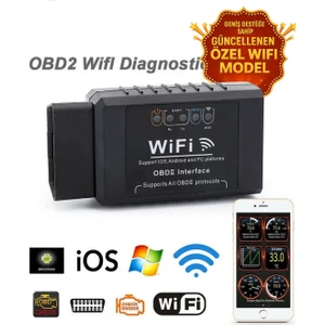 araç Arıza Tespit Cihazı V1.5 Obd2 Araç Arıza Okuma&silme /can Destekli Türkçe  Dual Sürüm Apple Android Destekli araç arıza tespit cihazı