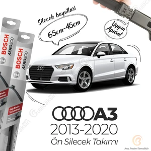 Audi A3 Muz Silecek Takımı (2013-2020) Bosch Aeroeco