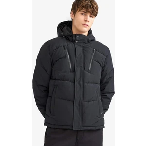 Su İtici Slim Fit Dar Kesim Kapüşonlu İçi Polarlı Fermuarlı Mont F1147AX25WN