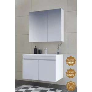Teta Home Tokyo 80 cm Mdf Banyo Dolabı Seti