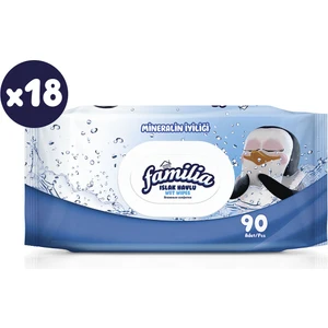 Islak Havlu Mineralli 18x90lı (1620 Yaprak)