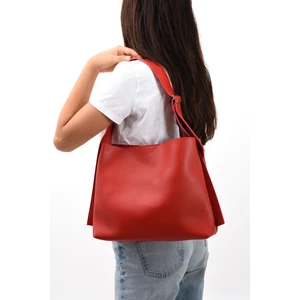 Nbi Bags Kadın Yavrulu Yumuşak Deri El ve Omuz Shopper Çanta Uzunluk Ayarlı Sap