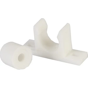 10 Adet PLASTİK DOLAP KAPAK ÇIT ÇITI BEYAZ