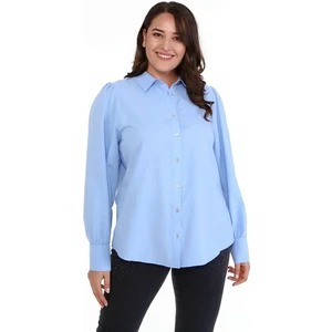 Pamuklu Büzgü Detaylı Gömlek