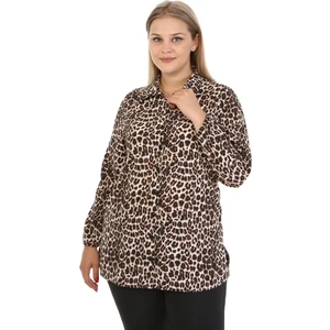 Leopar Desenli Gömlek