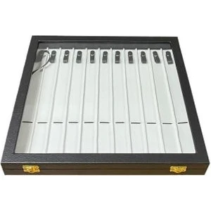 Artuğ Tesbih 11 Li Camlı Tesbih Kutusu (Deri)