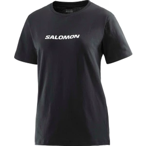 Logo Short Sleeve Kadın Siyah Tişört