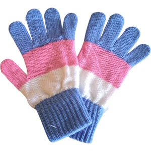 Eleven Market Garson Beden Kız Çocuk Eldiven Mavi Pembe 8-12 Yaş