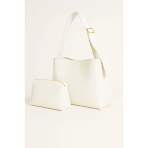 Nbi Bags Kadın Yavrulu Yumuşak Deri El ve Omuz Shopper Çanta Uzunluk Ayarlı Sap