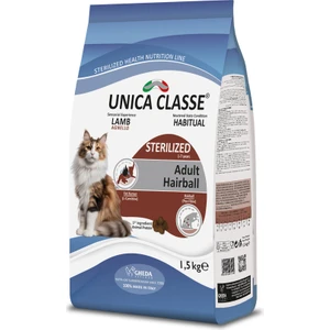 Unica Classe Adult Sterilized Hairball Kuzu Etli Kısırlaştırılmış Kedi Maması 1.5kg