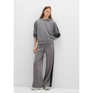 Şerit Detaylı Tencel Tm Modal Gri Eşofman Altı 1011104-82577