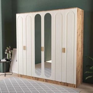 MİLA 6 KAPAKLI EKO GARDIROP - MDF KAPAK