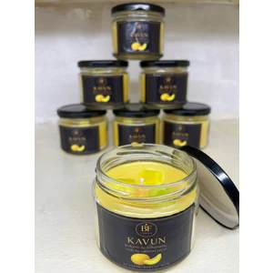 Bf Candle El Yapımı Kavun Kokulu Mum – Kalıcı ve Yoğun Koku – Cam Kavanozda Dekoratif Mum