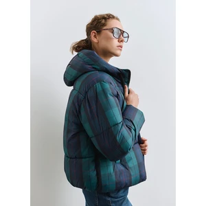 Su Itici Kareli Şişme Mont 1110706-90380