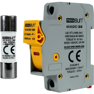 32 Ah 1000 V Dc Sigorta + Sigorta Yuvası