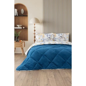 Nordelle Çift Kişilik Wellsoft Yorgan Uyku Seti Lastikli Çarşaf+Yastık Kılıflı Çift Kişilik Uyku Set