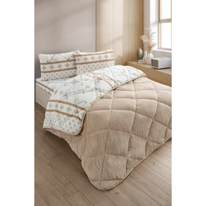 Veluna Tek Kişilik Wellsoft Yorgan Uyku Seti Lastikli Çarşaflı Yastık Kılıflı Tek Kişilik Uyku Seti