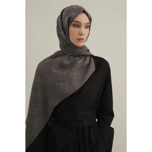 Lyocell Naia Kare Monogram Şal 6 18