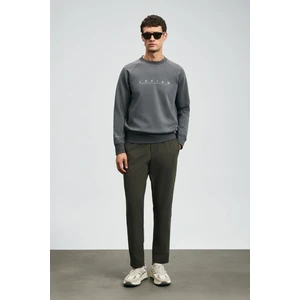 Erkek Cooper Sweatshirt 112030177 Koyu Gri