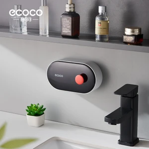 Yapışkanlı Bölmeli Kapaklı Katı Sabunluk Kendinden Boşaltmalı (1 Adet)