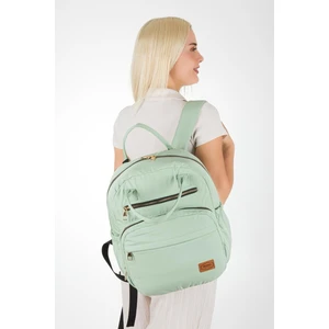 Anne Bebek Bakım Çantası Arya Modeli Bondit Hafif Kumaş Termoslu Biberon Cepli Puset Askı Aparatlı Su Geçirmez Fonksiyonel Omuz ve El Çantası