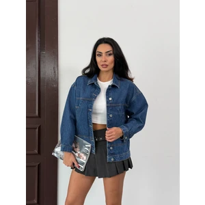 Noa Line Kadın Oversize Kot Ceket