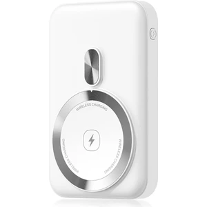 PSM129 5000 Mah Kablosuz Powerbank 20W Pd Hızlı Şarj Type-C Çıkışlı Magsafe Beyaz