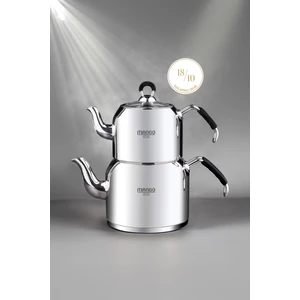 Mango Kitchen - Mini Boy 18/10 Paslanmaz Çelik 0,8-1.75 Lt. Çaydanlık Takımı