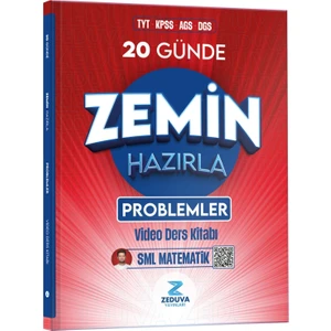 Zeduva Yayınları Sml Matematik Tyt Kpss Ags Dgs 20 Günde Zemin Hazırla Problemler Video Ders Kitabı