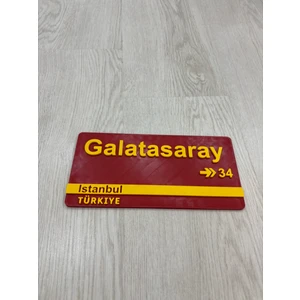 Galatasaray Sokak Tabelası