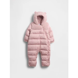 Bebek Pembe Lightweight Şişme Tek Parça Tulum