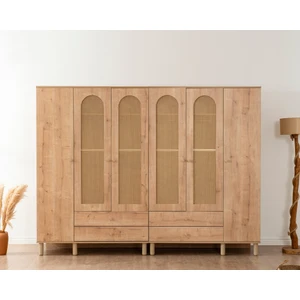 Vow Home Living Bohem Hazeran Gardırop 6 Kapaklı