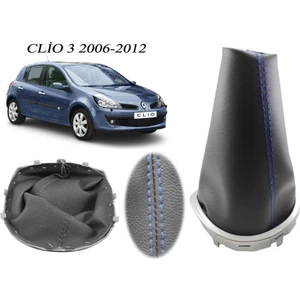 Renault Clio 3 Vites Körüğü Mavi Dikiş