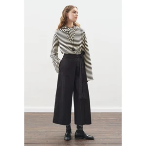 Etek Görünümlü Pantolon Siyah